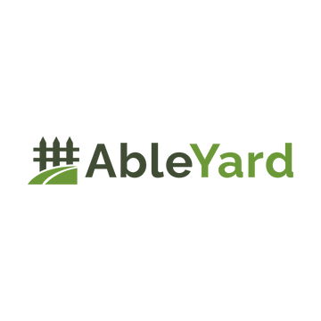 AbleYard.com logo, a brandable .com business name for sale
