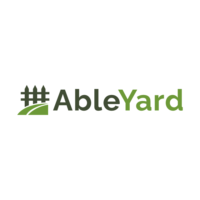 AbleYard.com logo, a brandable .com business name for sale