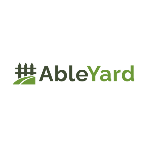 AbleYard.com logo, a brandable .com business name for sale