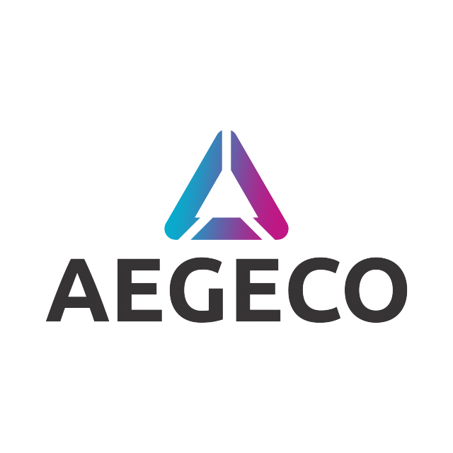 aegeco.com logo, a brandable .com business name for sale