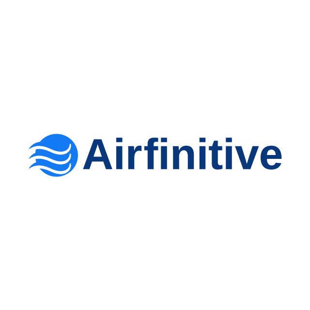 Airfinitive.com logo, a brandable .com business name for sale