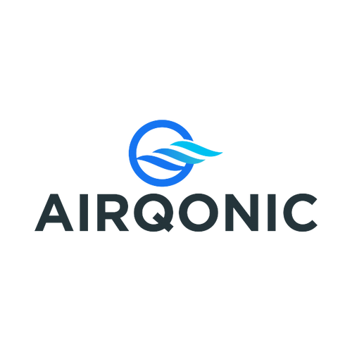 Airqonic.com logo, a brandable .com business name for sale