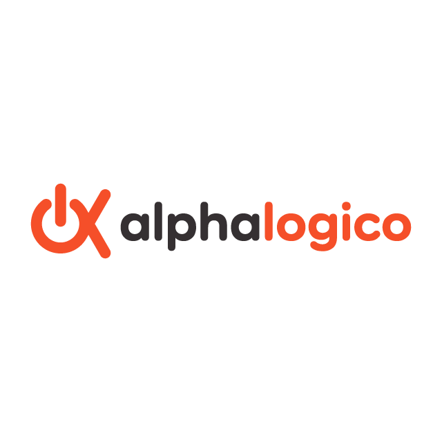 AlphaLogico.com logo, a brandable .com business name for sale
