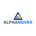 AlphaNovex.com logo, a brandable .com business name for sale