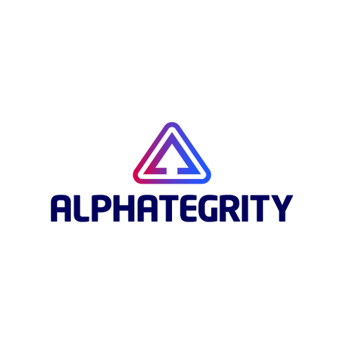 Alphategrity.com logo, a brandable .com business name for sale