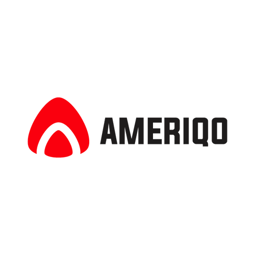 Ameriqo.com logo, a brandable .com business name for sale