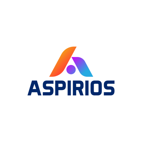 Aspirios.com logo, a brandable .com business name for sale