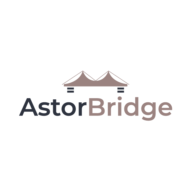 AstorBridge.com logo, a brandable .com business name for sale