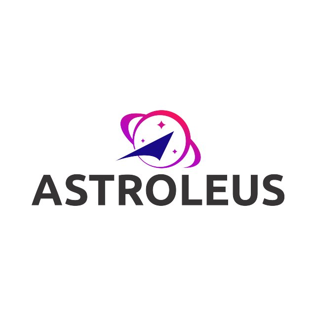 Astroleus.com logo, a brandable .com business name for sale
