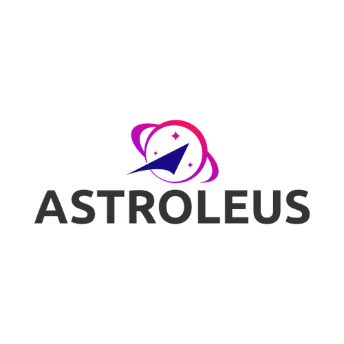 Astroleus.com logo, a brandable .com business name for sale