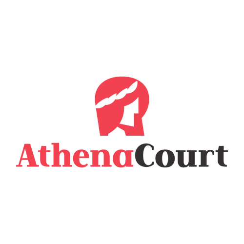 AthenaCourt.com logo, a brandable .com business name for sale