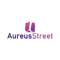 AureusStreet.com logo, a brandable .com business name for sale