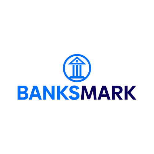 BanksMark.com logo, a brandable .com business name for sale