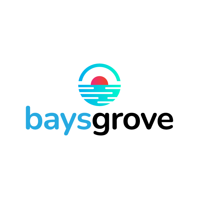 BaysGrove.com logo, a brandable .com business name for sale