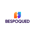 bespoqued.com logo, a brandable .com business name for sale