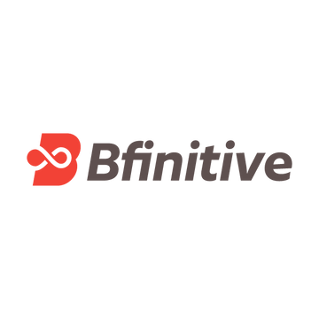 bfinitive.com logo, a brandable .com business name for sale