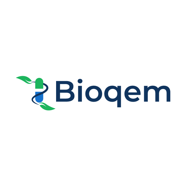 bioqem.com logo, a brandable .com business name for sale