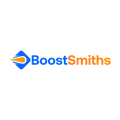 BoostSmiths.com logo, a brandable .com business name for sale
