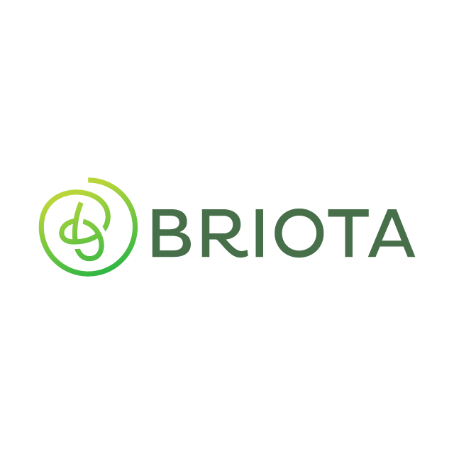 Briota.com logo, a brandable .com business name for sale