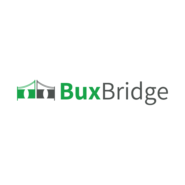 buxbridge.com logo, a brandable .com business name for sale