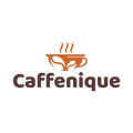 caffenique.com logo, a brandable .com business name for sale