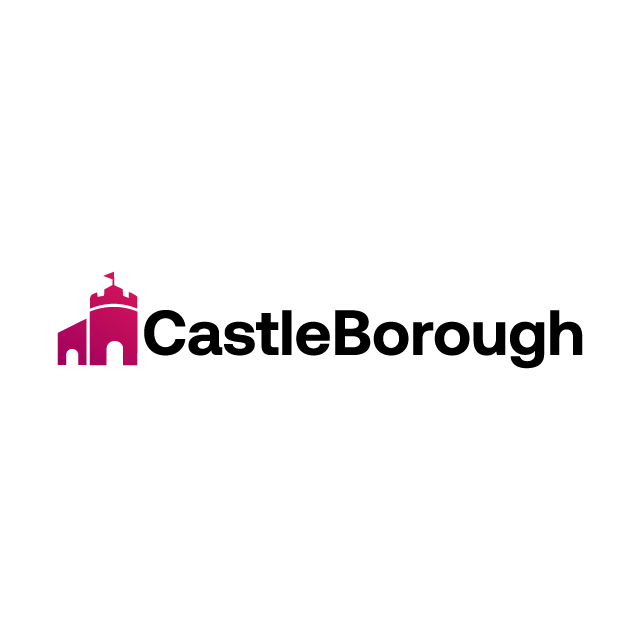 CastleBorough.com logo, a brandable .com business name for sale