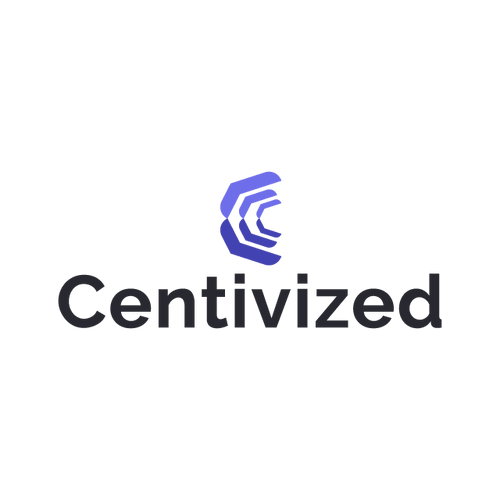centivized.com logo, a brandable .com business name for sale