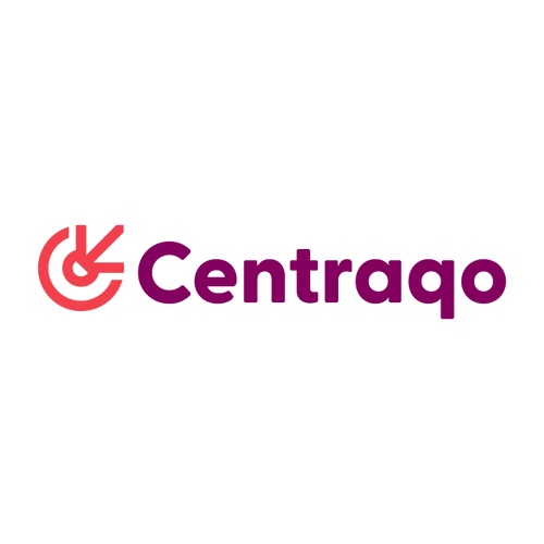 Centraqo.com logo, a brandable .com business name for sale