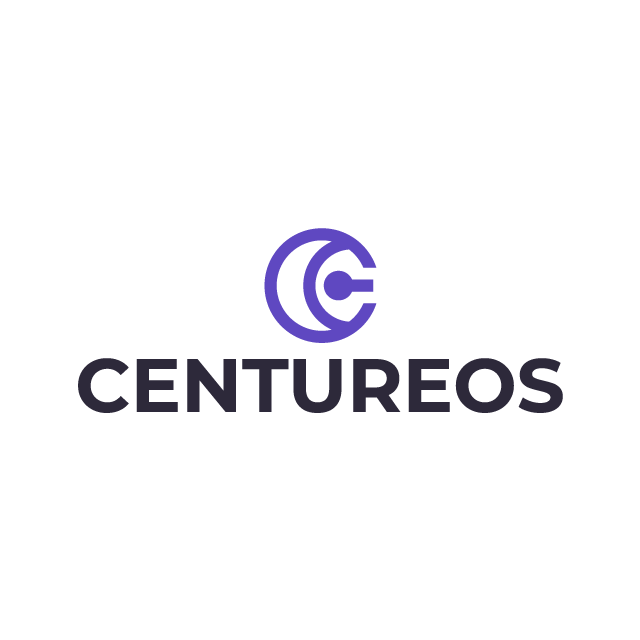 Centureos.com logo, a brandable .com business name for sale