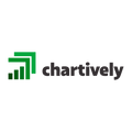 Chartively.com logo, a brandable .com business name for sale