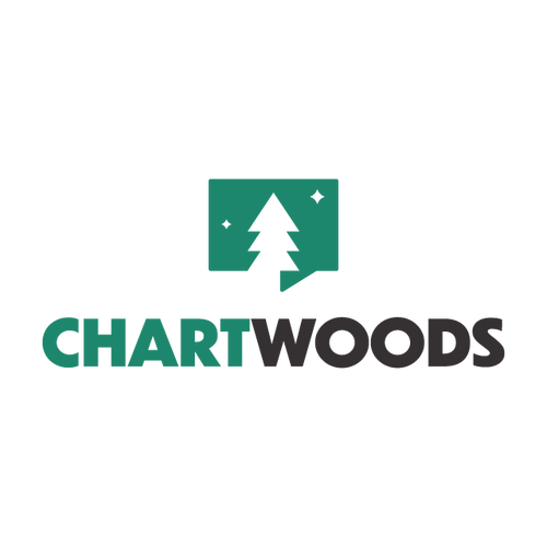 ChartWoods.com logo, a brandable .com business name for sale