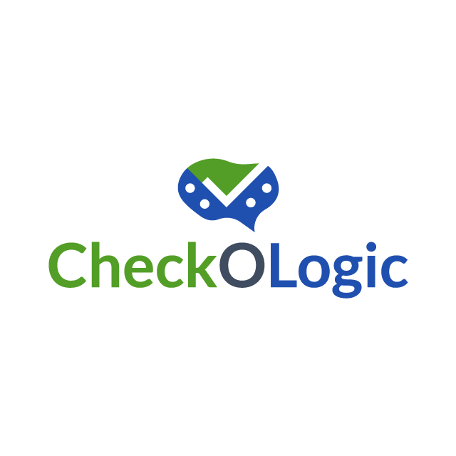 CheckoLogic.com logo, a brandable .com business name for sale