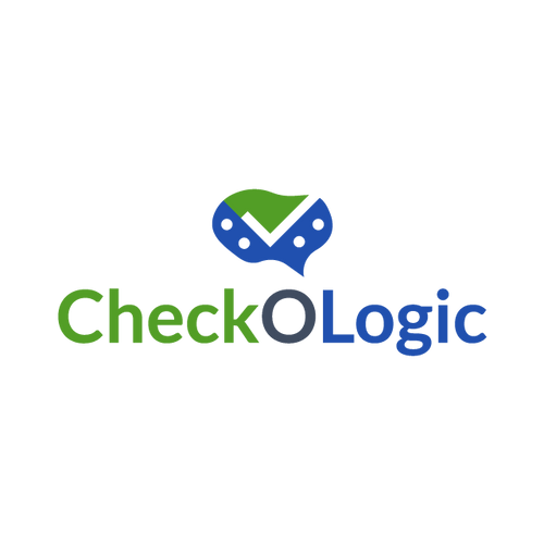 CheckoLogic.com logo, a brandable .com business name for sale