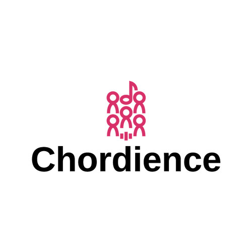 chordience.com logo, a brandable .com business name for sale