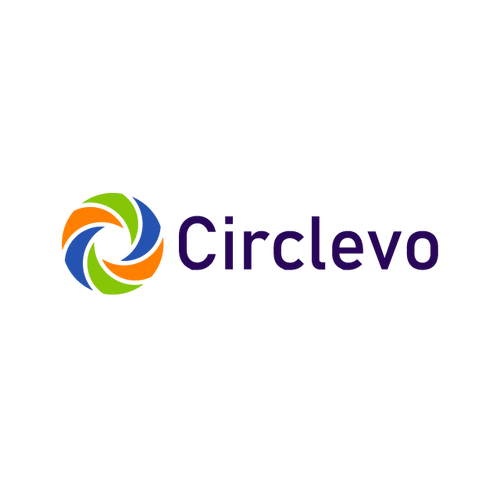 Circlevo.com logo, a brandable .com business name for sale
