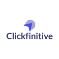 Clickfinitive.com logo, a brandable .com business name for sale