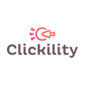Clickility.com logo, a brandable .com business name for sale
