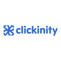 Clickinity.com logo, a brandable .com business name for sale