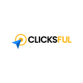 ClicksFul.com logo, a brandable .com business name for sale