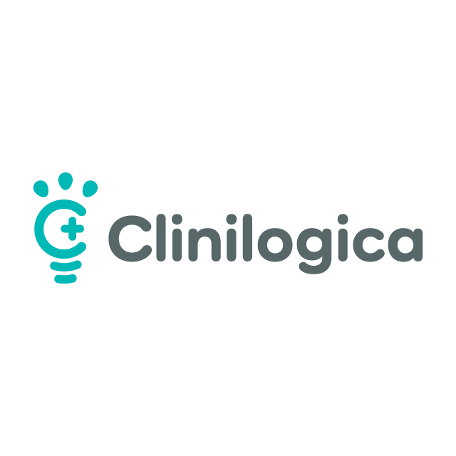CliniLogica.com logo, a brandable .com business name for sale