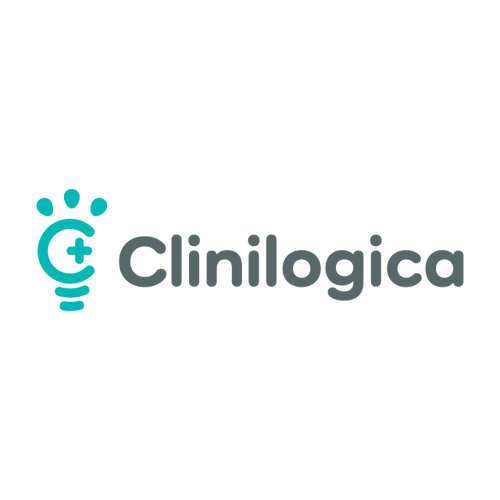 CliniLogica.com logo, a brandable .com business name for sale