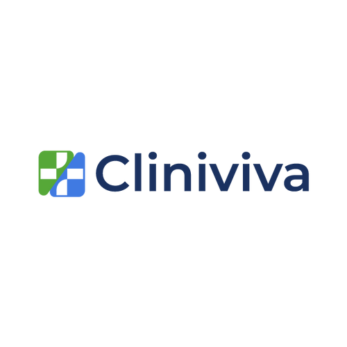 Cliniviva.com logo, a brandable .com business name for sale