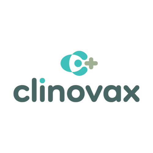 Clinovax.com logo, a brandable .com business name for sale