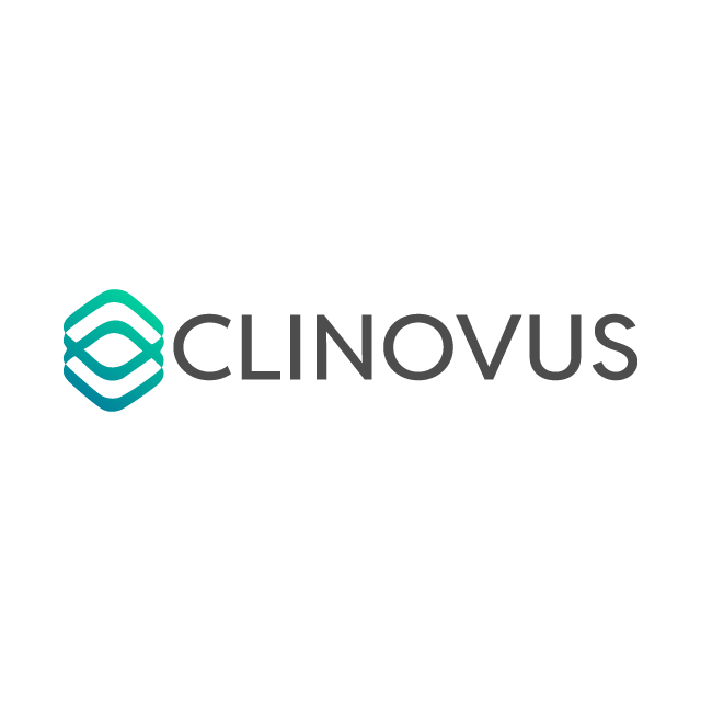clinovus.com logo, a brandable .com business name for sale