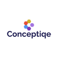 Conceptiqe.com logo, a brandable .com business name for sale
