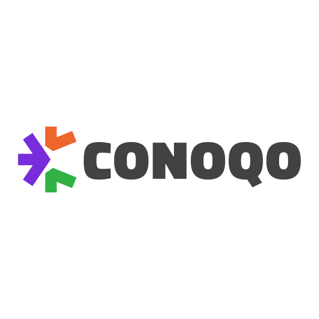 conoqo.com logo, a brandable .com business name for sale