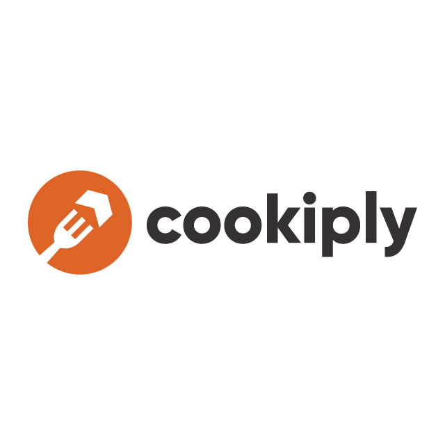 Cookiply.com logo, a brandable .com business name for sale