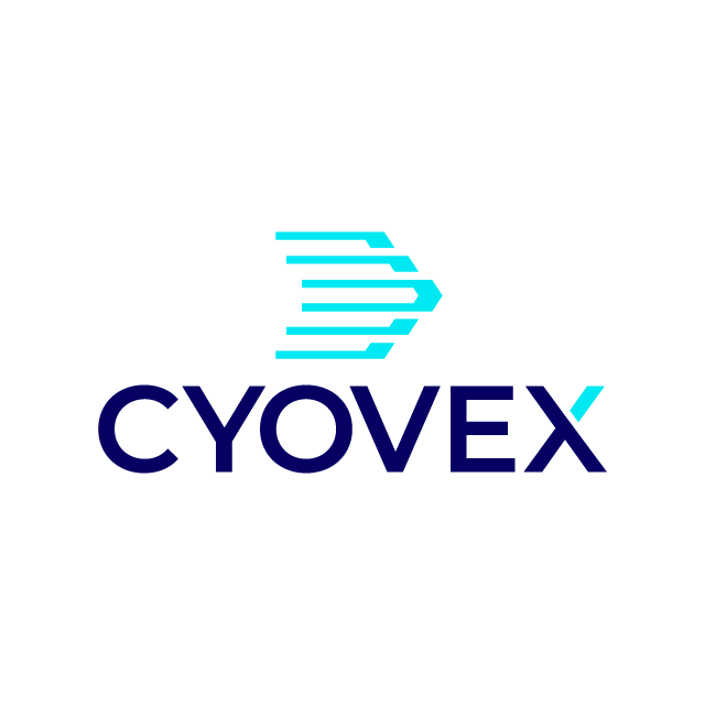 Cyovex.com logo, a brandable .com business name for sale