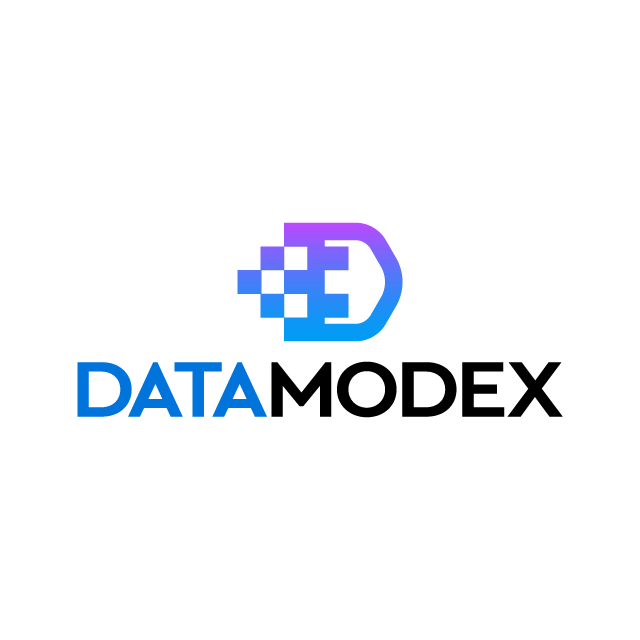 DataModex.com logo, a brandable .com business name for sale
