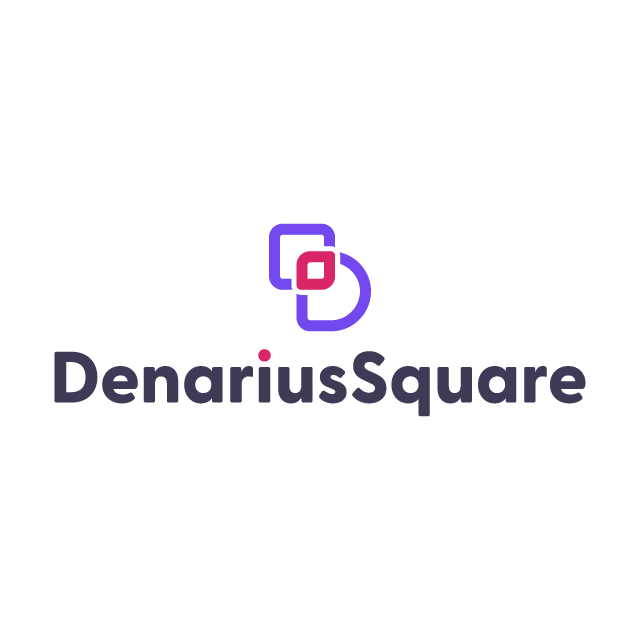 DenariusSquare.com logo, a brandable .com business name for sale